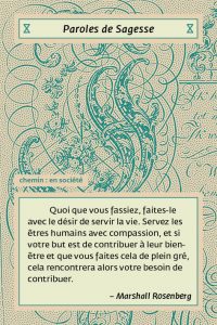 Carte Parole de Sagesse
